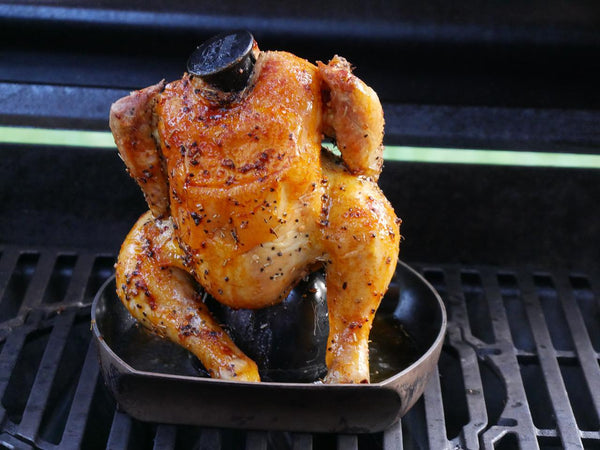 Opilé kuře grilované na stojanu: ještě lepší a zdravější, než na plechovce od piva