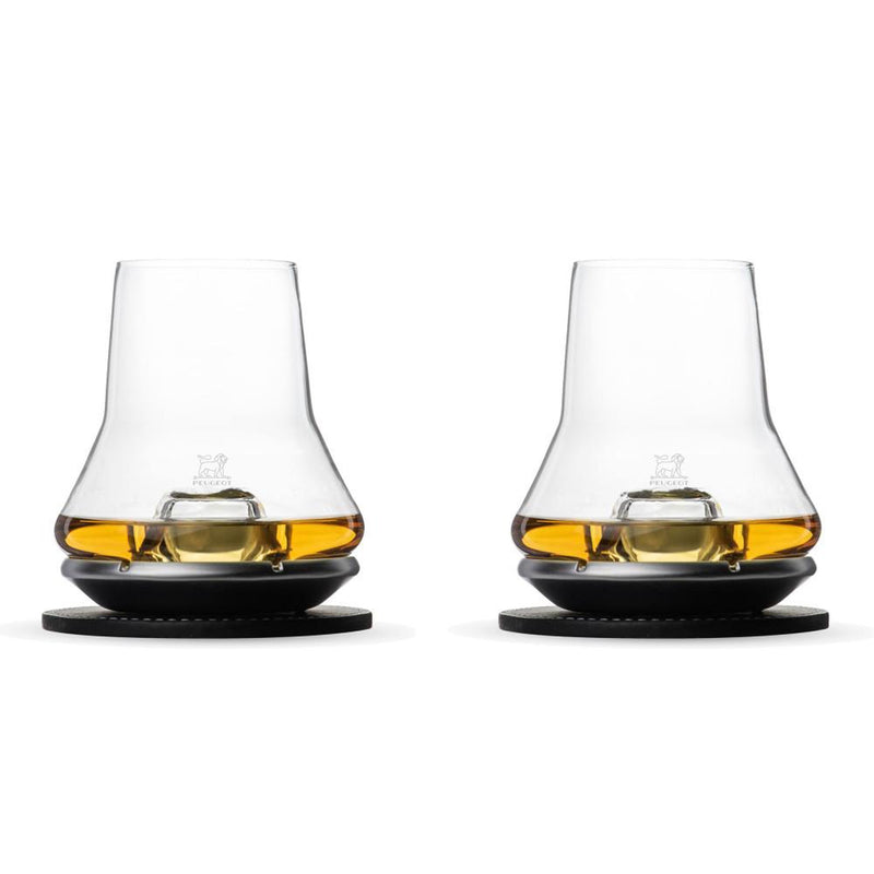 PEUGEOT LES IMPITOYABLES degustační sklenička na whisky s chladícím podstavcem