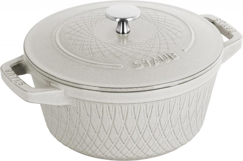 STAUB Cocotte Mini hrnec kulatý 10 cm bílé lanýže