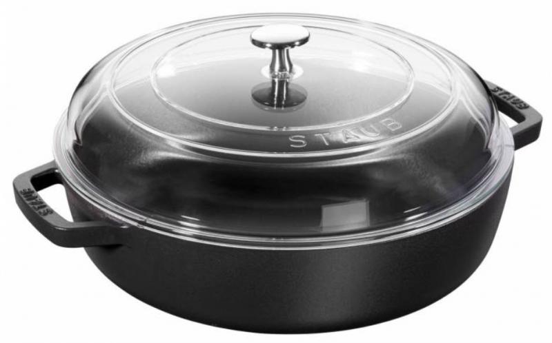 STAUB Braiser hrnec s poklicí 28 cm višeň