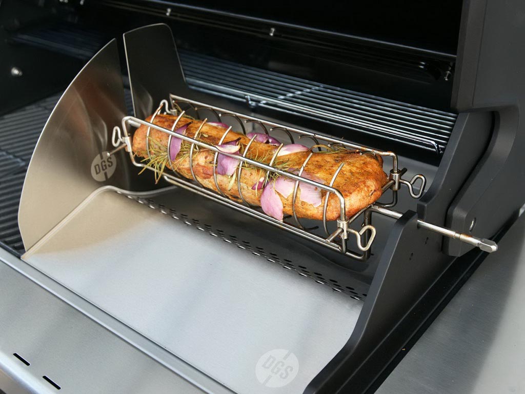 OUTDOORCHEF DGS OTOČNÝ GRILOVACÍ KOŠ S MOTOREM