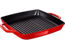 STAUB Grilovací pánev se dvěma úchyty 33x33 cm višeň
