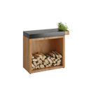 OFYR Butcher Block Storage 90 Corten Ceramic Dark Grey