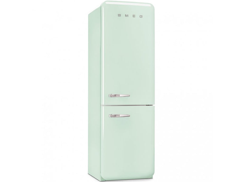 SMEG 50's RS kombinovaná lednice s mrazákem dole 234l/97l otv.pravé 196x60 cm pastelově zelená