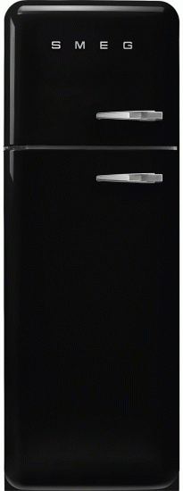 SMEG 50's RS kombinovaná lednice s mrazákem nahoře 222l/72l otv.pravé 172x60 cm černá