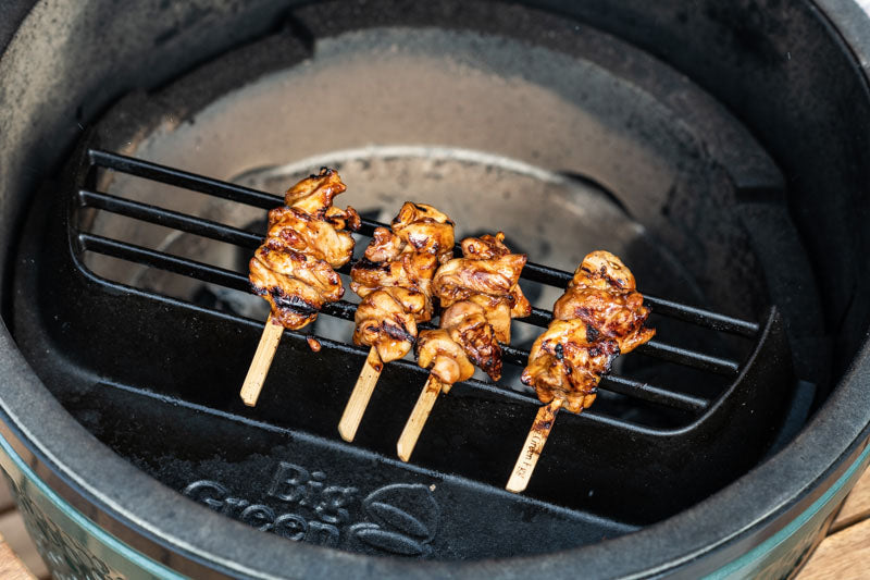 Big Green Egg litinovy rost na sate pouziti
