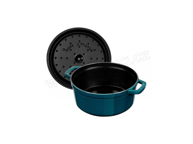 STAUB Cocotte Mini hrnec kulatý 10 cm/0,25l mořská modř