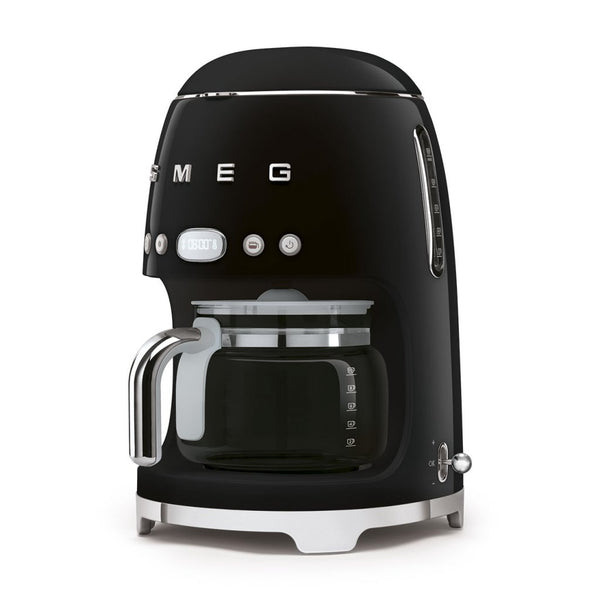 SMEG 50's Retro Style kávovar na filtrovanou kávu 1,4l 10 cup černý