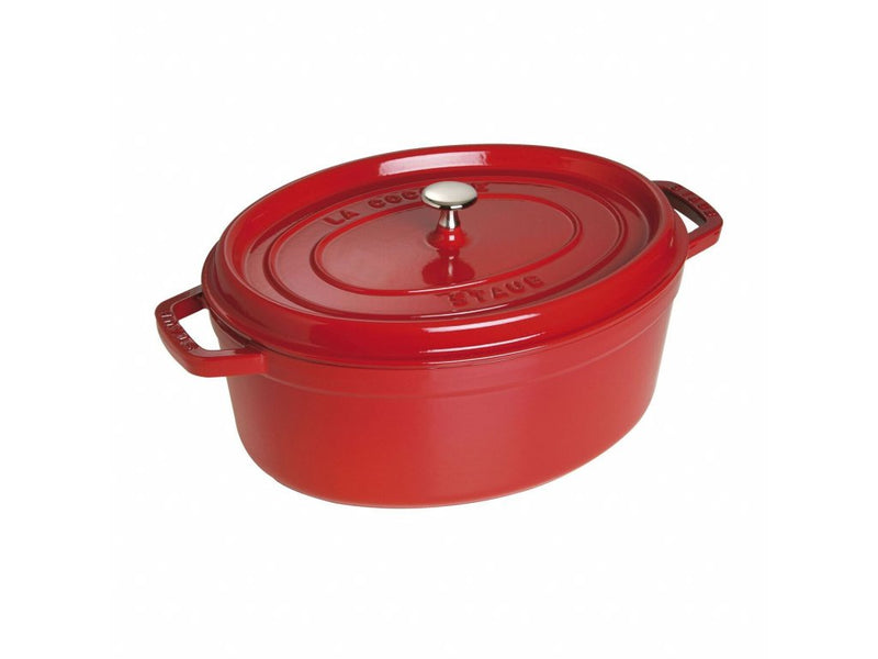 STAUB Cocotte hrnec ve tvaru rajčete 19 cm/0,47l keramika višeň