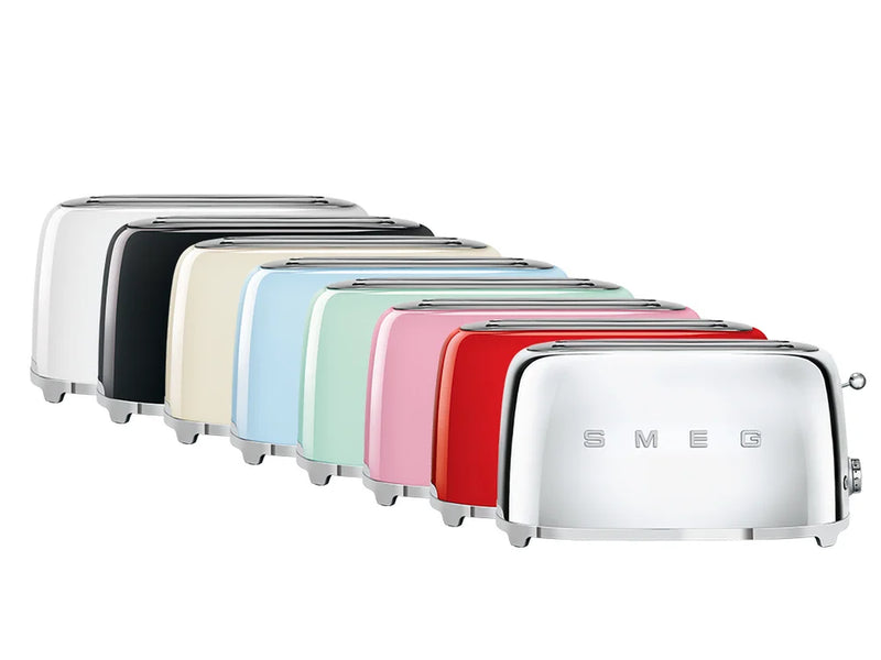 SMEG 50's Retro Style toustovač 2x4 pastelově modrý 1500W