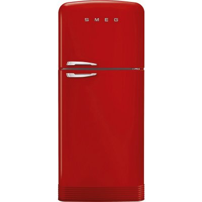 SMEG 50's RS chladnička 130l otv.pravé 96x54,3 cm s potiskem Italské vlajky