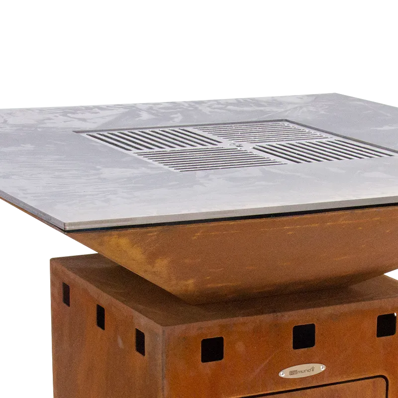Grilovací ohniště Remundi Cube L Basic – fotografie 3