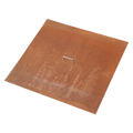 Krycí deska pro Remundi Cube L, rezavá patina – celkový pohled