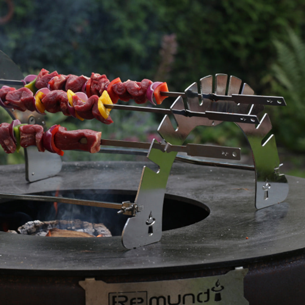 Remundi Rotisserie set s motorkem, 3 špízy, 1 špíz Trident