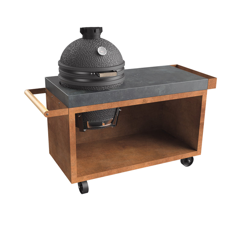 OFYR Kamado Table Corten 135 PRO Concrete TB