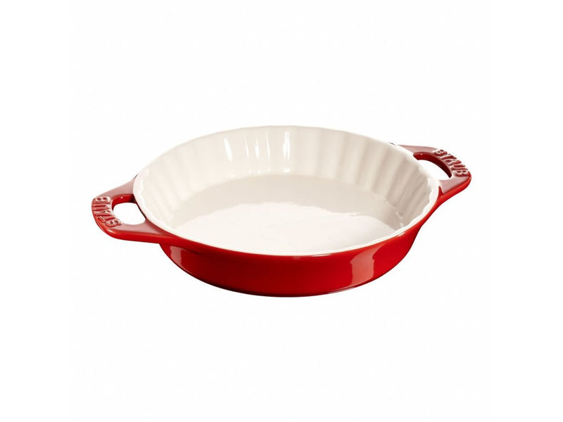 STAUB Zapékací forma na koláč 24 cm/1,2l keramika bílá