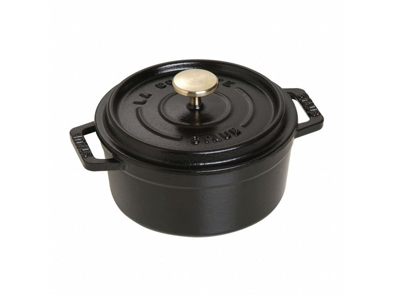 STAUB Cocotte hrnec kulatý 12 cm/0,4l černý