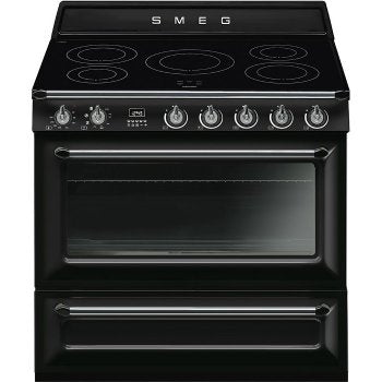 SMEG, varné centrum TR90X2, 90 x 60 cm, plynová varná deska, objem 115 l, nerezová