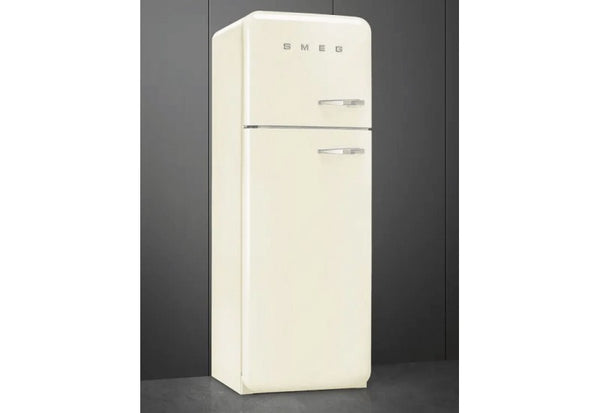 SMEG 50's RS kombinovaná lednice s mrazákem dole 234l/97l otv.levé 196x60 cm krémová