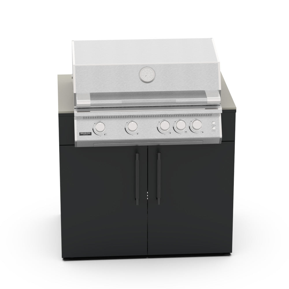 Brabura - KC 100 Skříňka pro gril Fusion, černé madlo