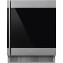 SMEG, vestavná vinotéka CVI338RX3, 82-87x60 cm, 2 teplotní zóny, kapacita 38 lahví, nerezová