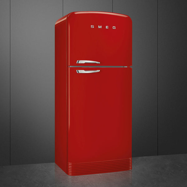 SMEG 50's RS chladnička s mrazícím boxem 244l/26l otv.pravé 153x60 cm Ruby Red mat