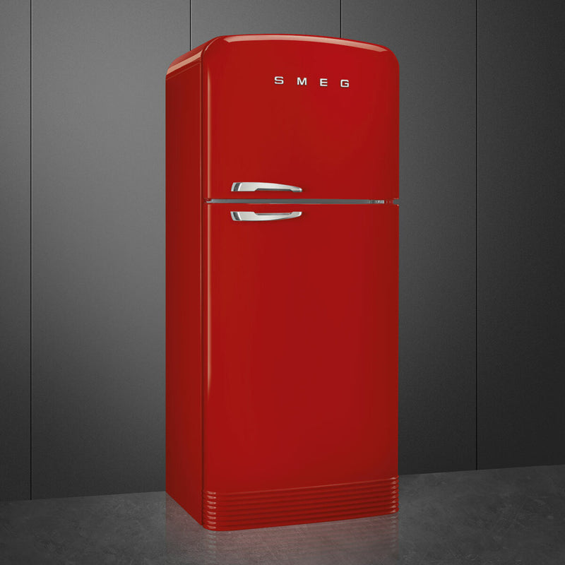 SMEG 50's RS chladnička 130l otv.levé 96x54,3 cm červená