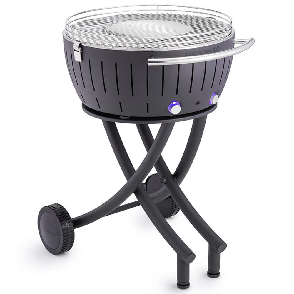 Bezkouřový gril LOTUSGRILL XXL šedý se stojanem