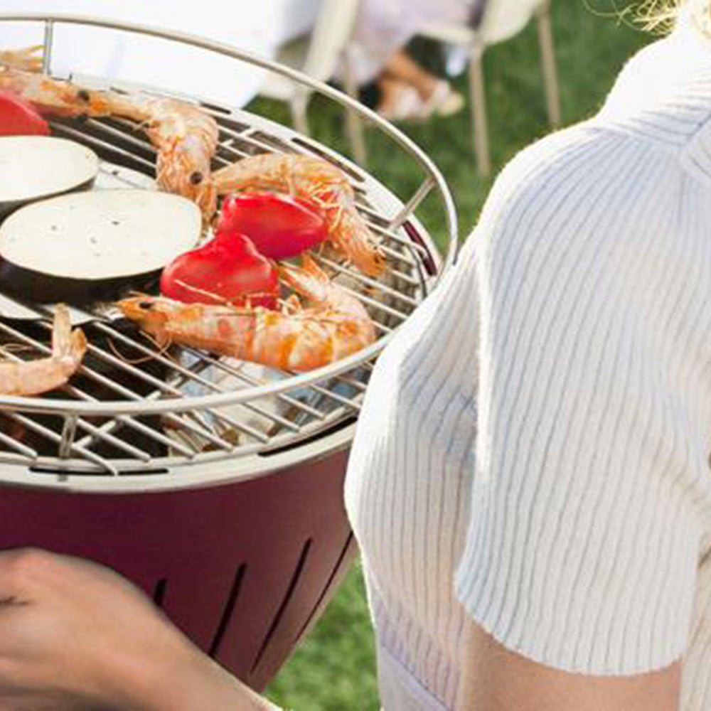 Bezkouřový gril LOTUSGRILL CLASSIC fialový
