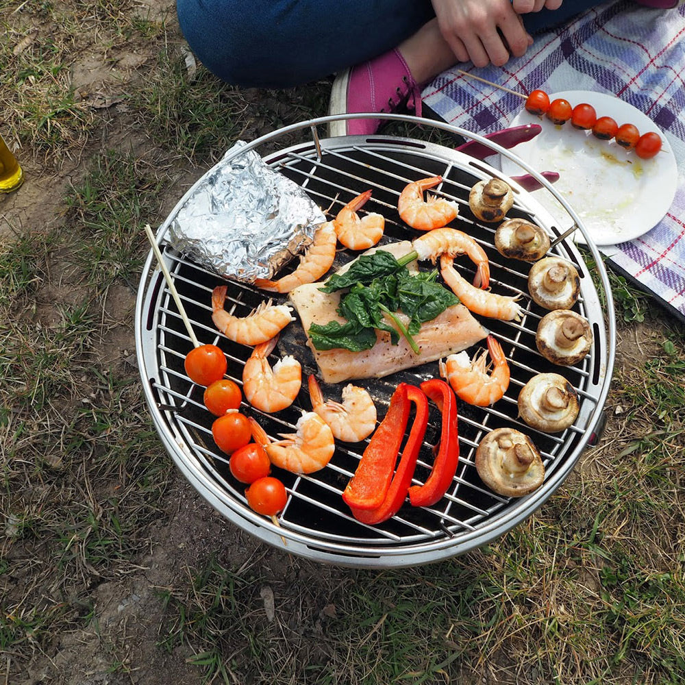 Bezkouřový gril LOTUSGRILL CLASSIC fialový