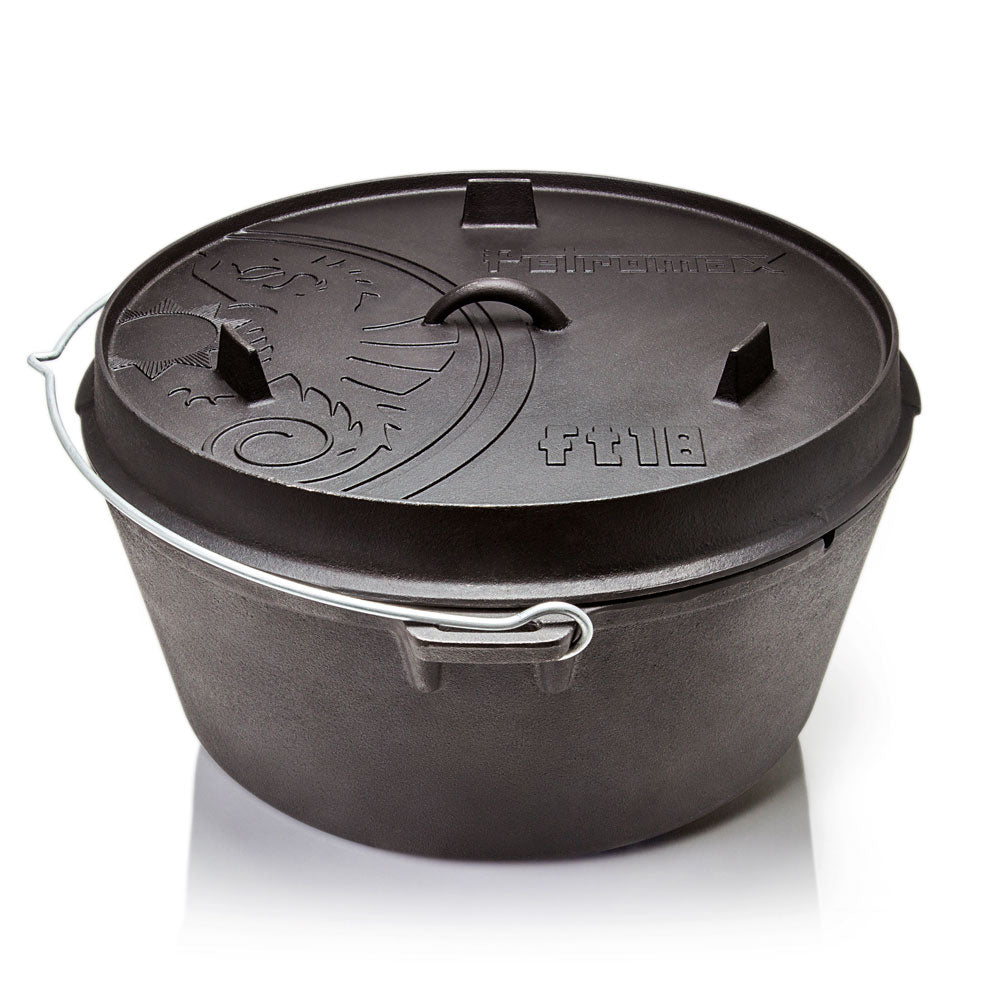 Litinový kotlík bez nožiček ft18 "Dutch Oven" 16,1 l