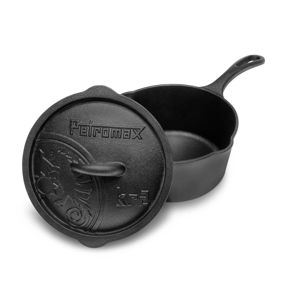 Litinový rendlík s rukojetí 2l
