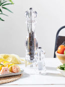 PEUGEOT NANCY set mlýnku na pepř a soslničky 9 cm akryl