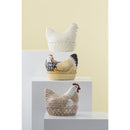 MASON CASH Rise & Shine Hen mísa s víkem ve tvaru slepice hnědá