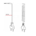 Bamix ND Kabel rovný - černý  721.002