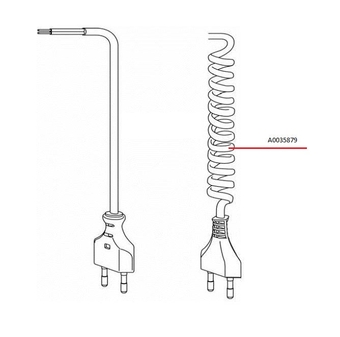 Bamix ND spirálový kabel černý   721.005