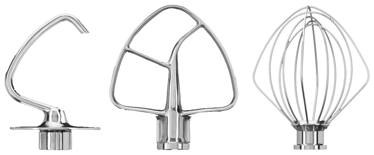 KitchenAid Sada nerezových metliček k robotu (hnětací hák, plochý šlehač a šlehací metla)  5KSM5TH3PSS