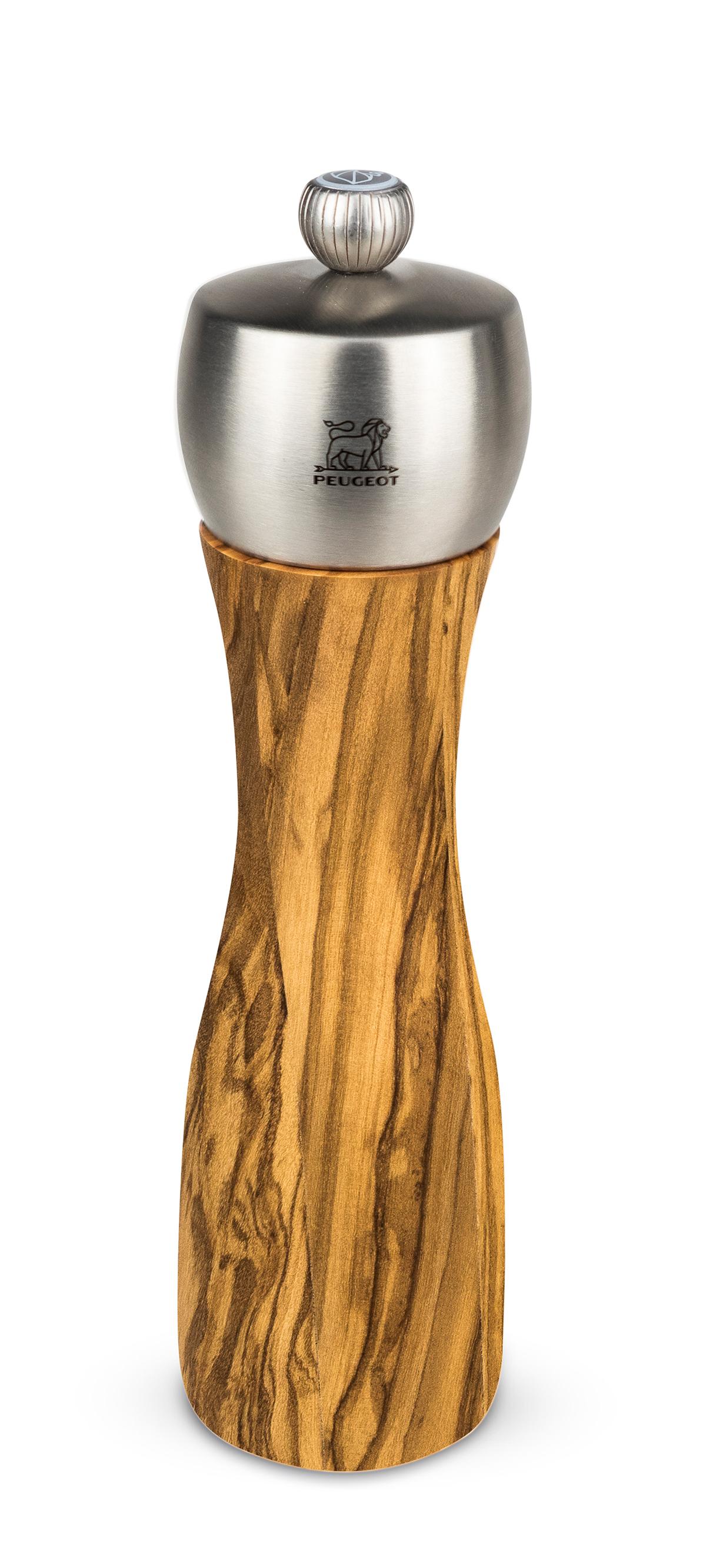 Peugeot FIDJI mlýnek na sůl 20 cm olivové dřevo/nerez 33835