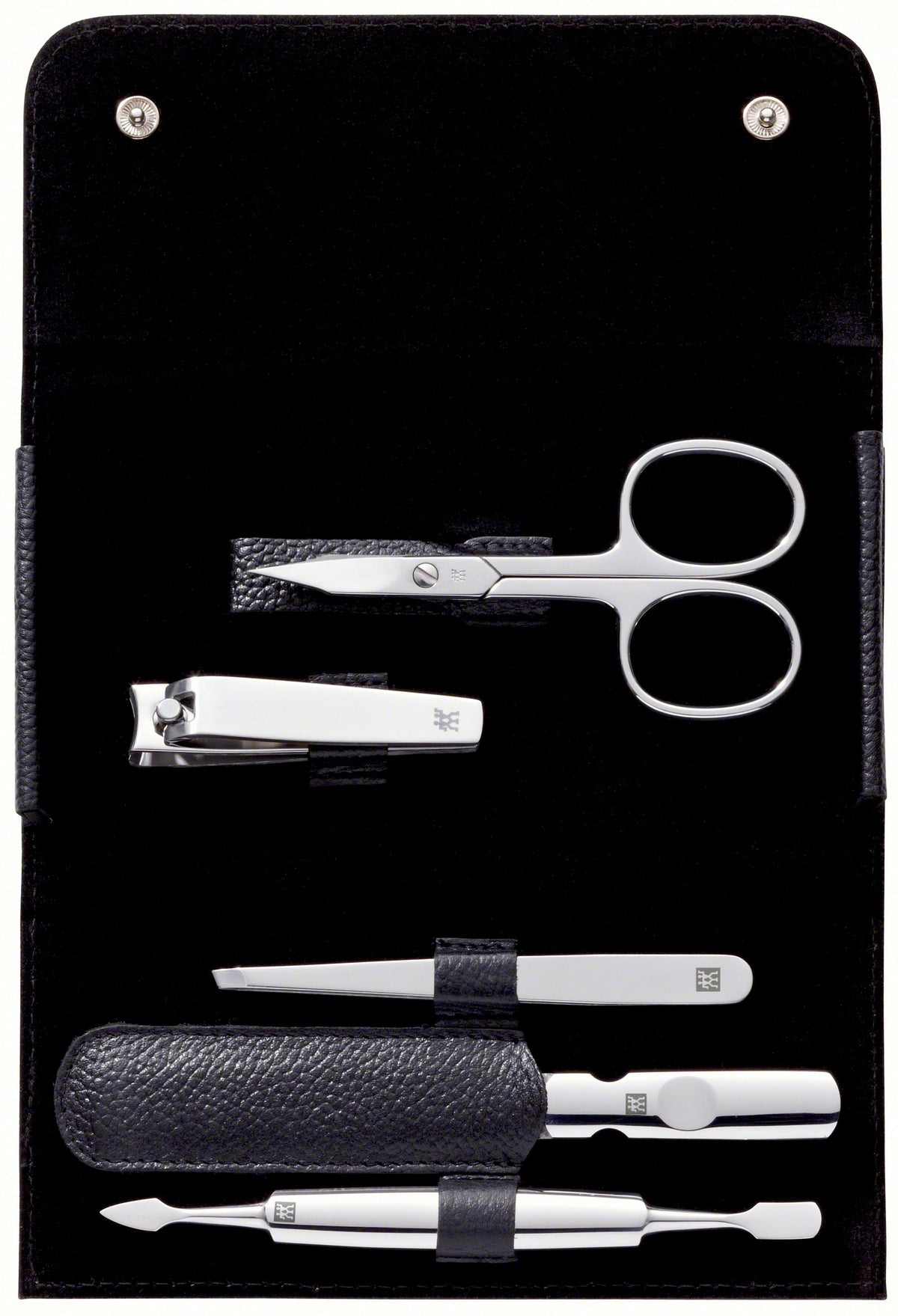 Zwilling Beauty BT Classic INOX manikúra 5 ks černá (nůžky 2v1, štípátko) 97546-004