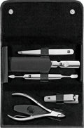 Zwilling Beauty BT Classic INOX manikúra 5 ks kůže černá (štípátko, kleště) 97436-004