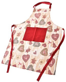 Staub zástěra 70x85 cm červená