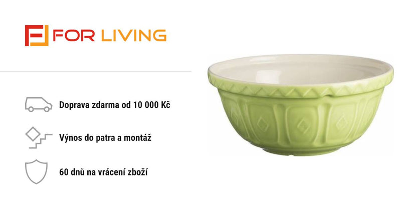 MASON CASH CM Mixing bowl s12 mísa 29 cm zelená