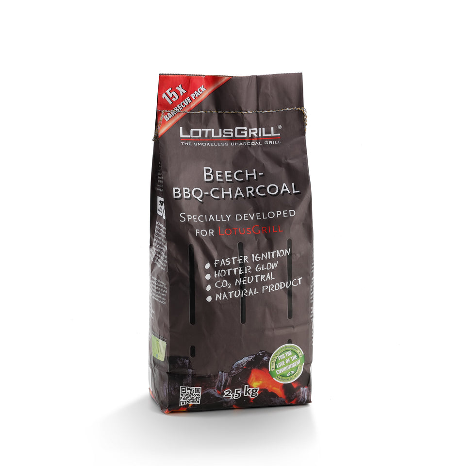 Sada uhli Lotusgrill 2,5 kg + podpalovac 200 ml