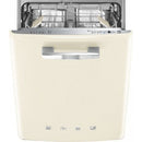 SMEG, vestavná myčka nádobí STL323DALH, 86 cm, 13 sad, nerezová vana, spotřeba 7 l, šedá