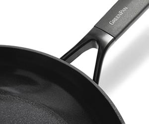 GreenPan SMART soté pánev 28 cm s poklicí a pomocnou rukojetí, černá CC005193-001