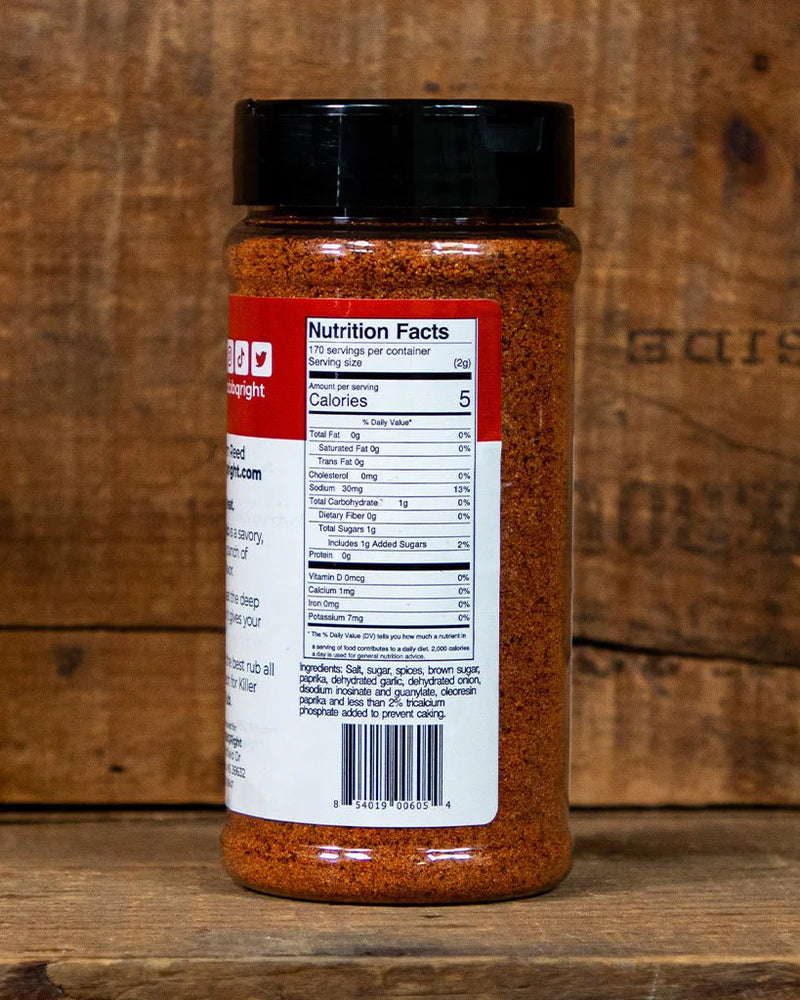 BBQ koření HOT BBQ Rub 363g Killer Hogs