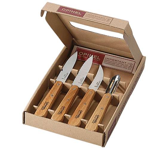 Opinel Les Essentiels set N°112,113,114,115 rukojeť buk 001300