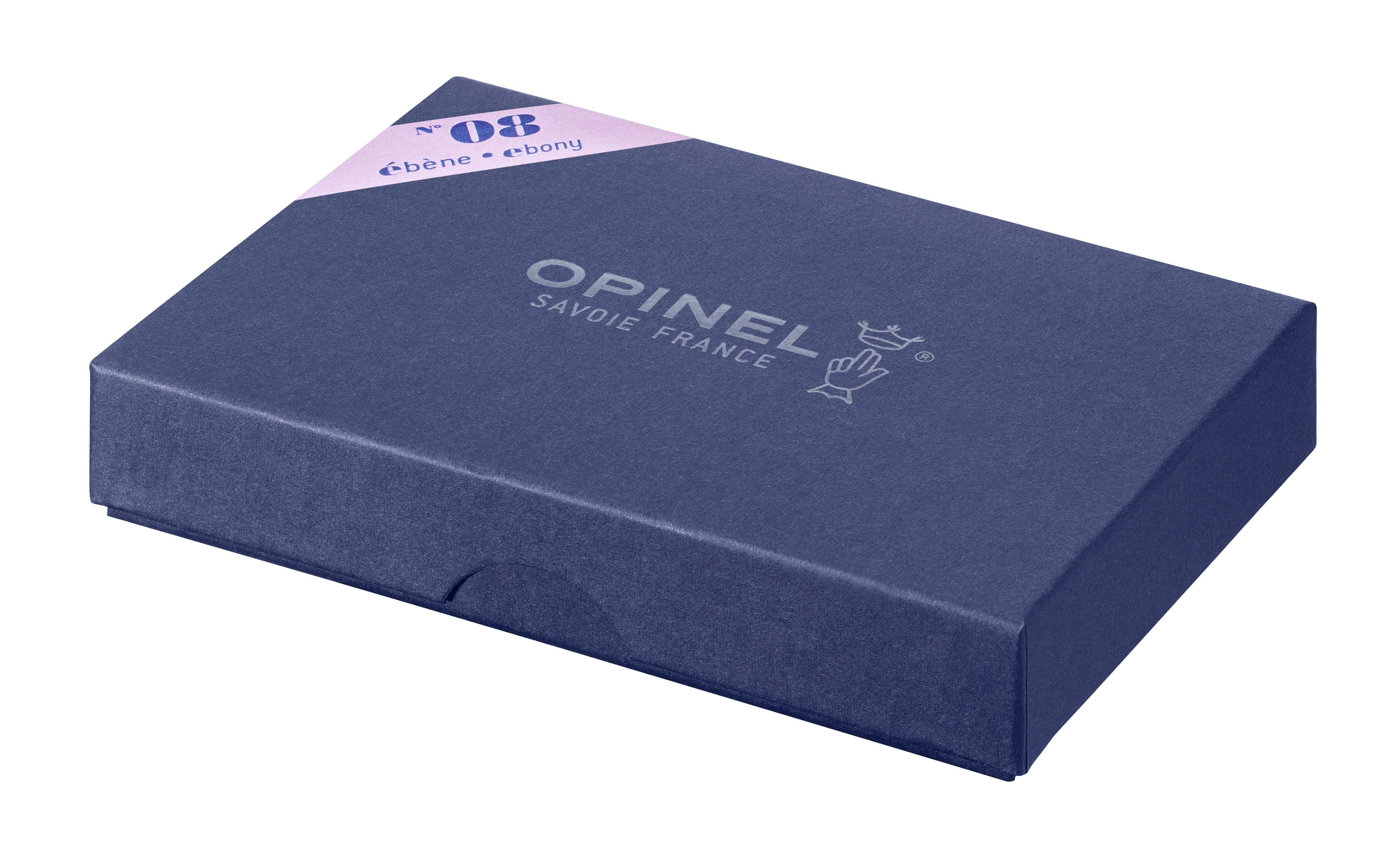 Opinel VRI N°08 Inox rukojeť eben, dárková krabička 001352