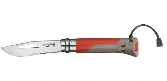 Opinel VRI N°08 Inox Outdoor red 001714