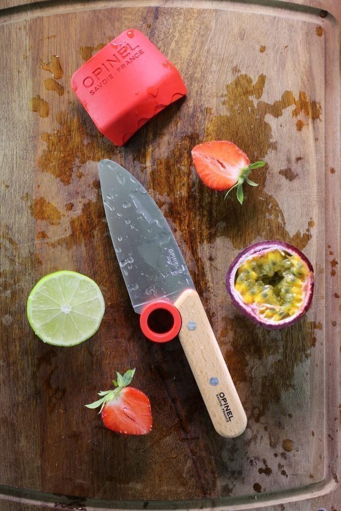 Opinel Le Petit Chef set dětský nůž + chránič prstů 003107